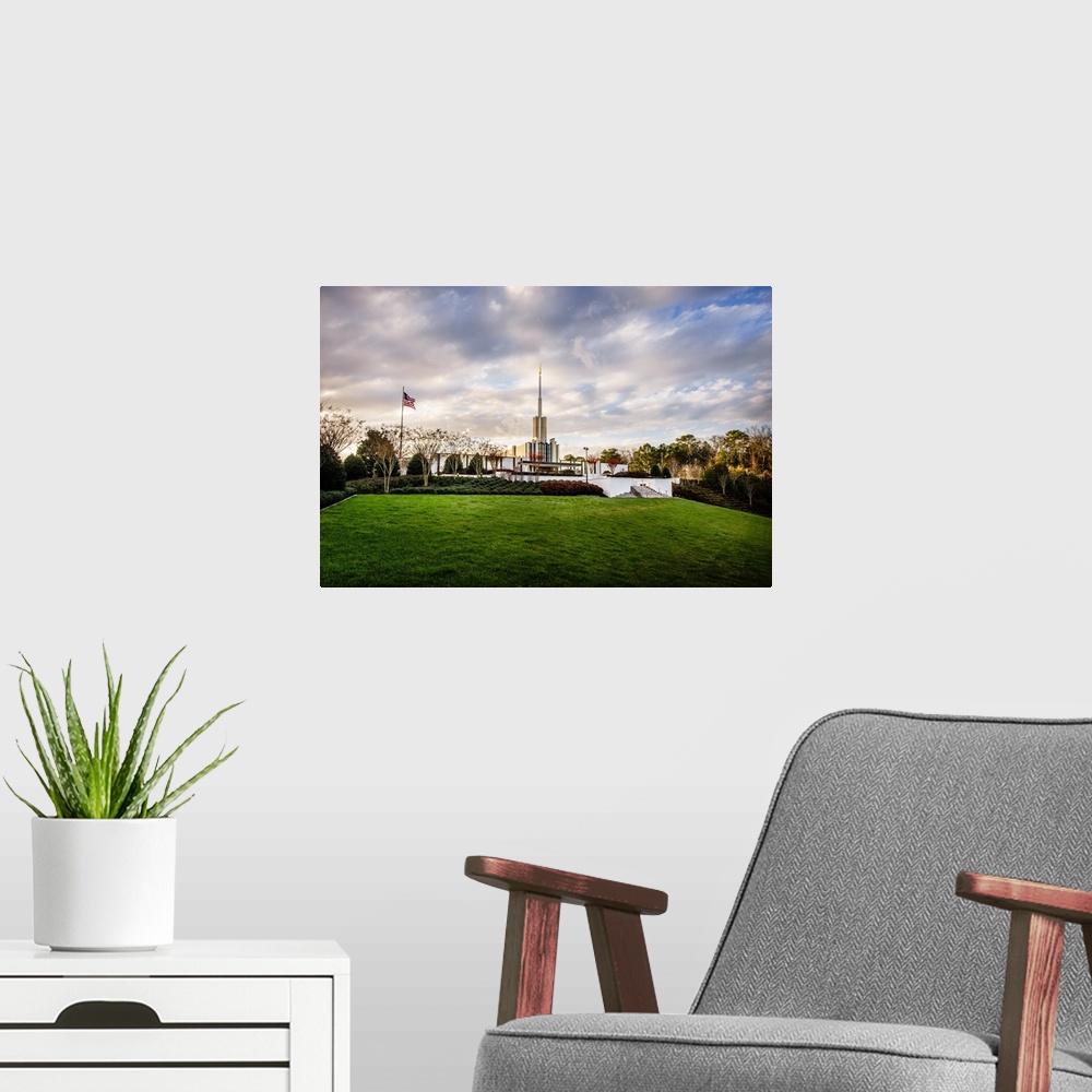 A modern room featuring The Atlanta Georgia Temple is located in the Sandy Springs community just miles outside of Atlant...