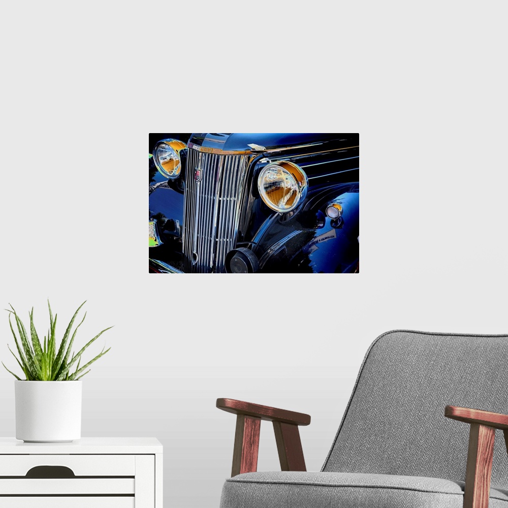 A modern room featuring Vintage Car I