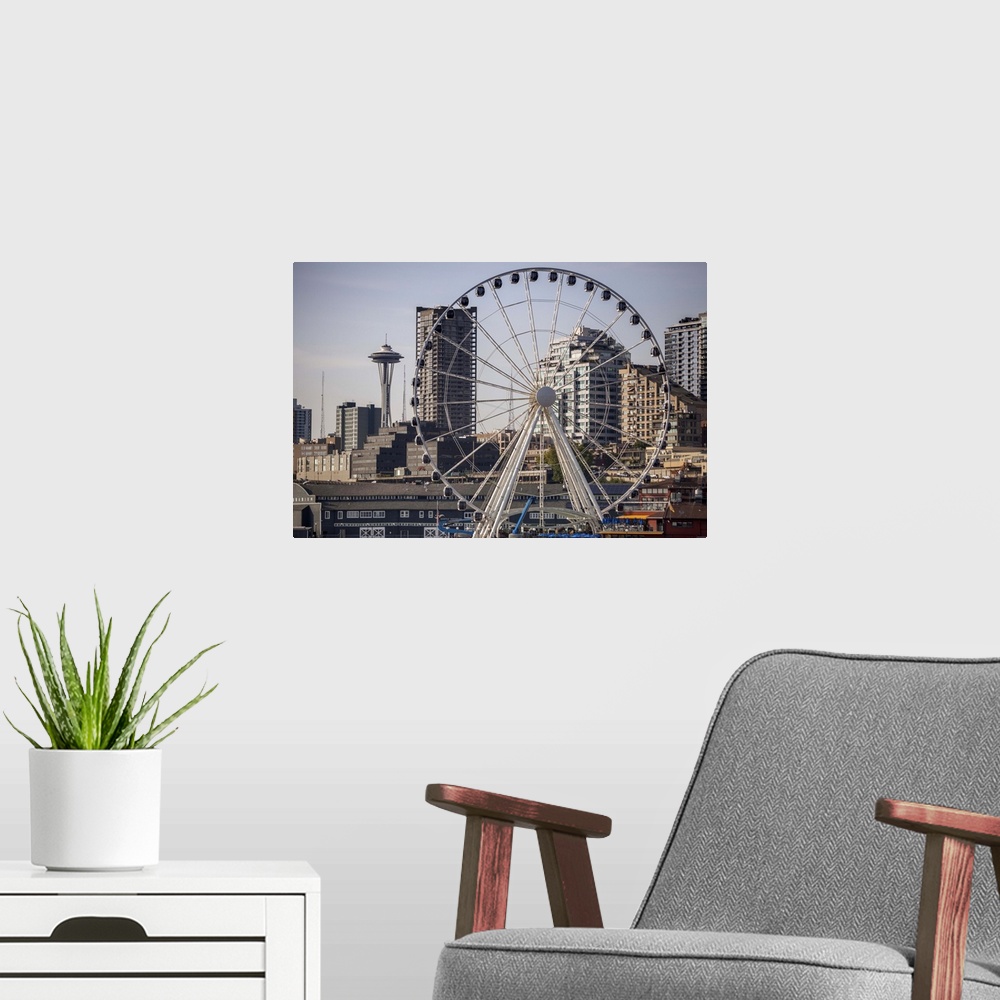 A modern room featuring Ferris Wheel, Seattle