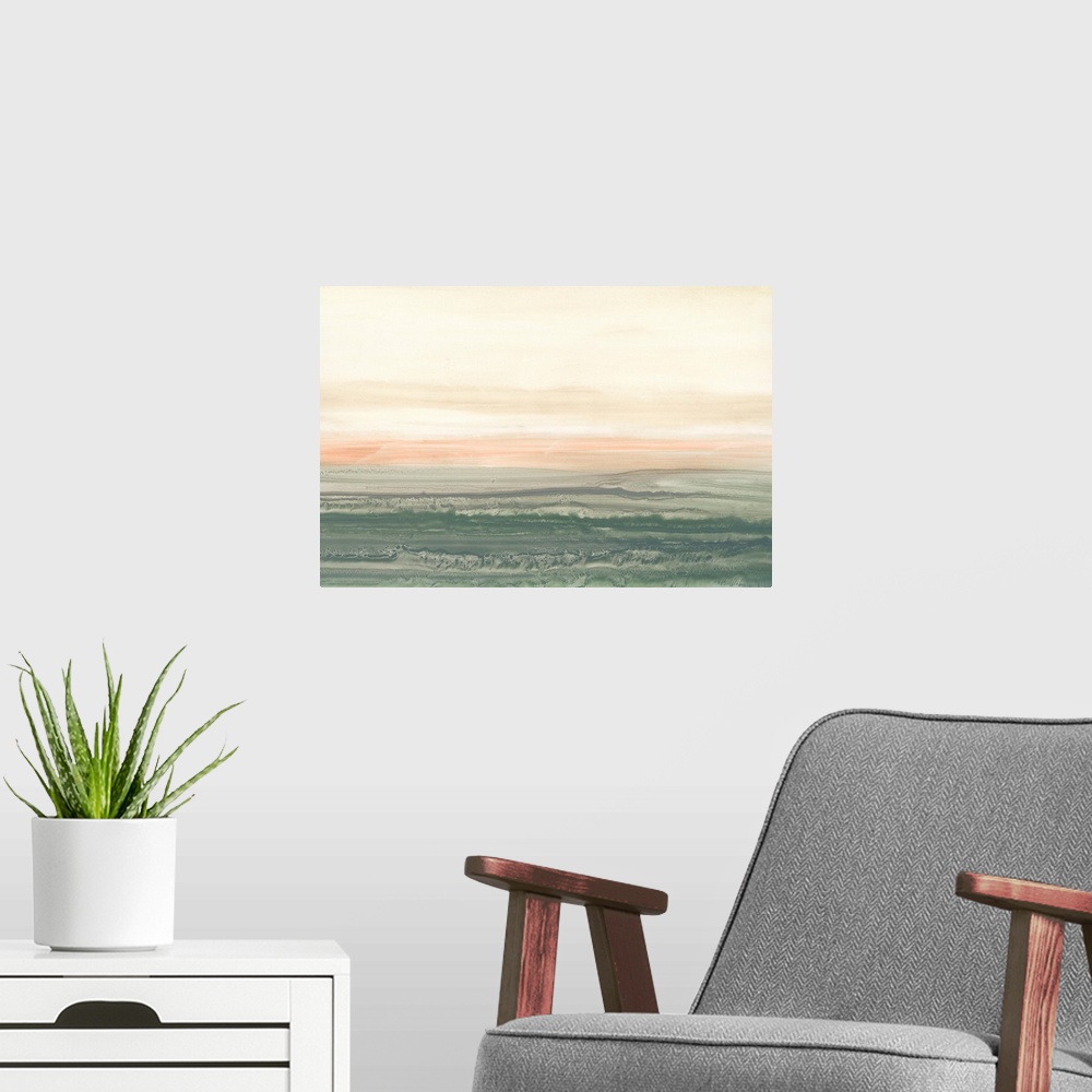 A modern room featuring Atlantic Sunrise I