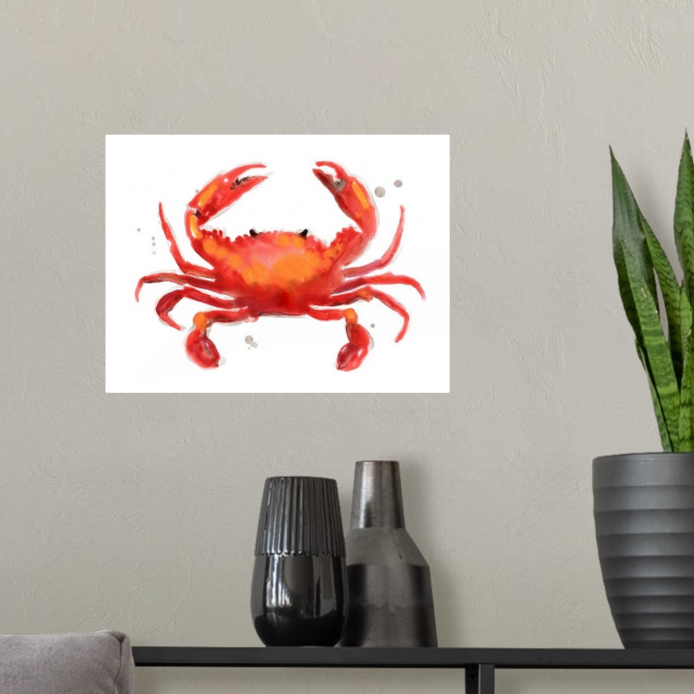 A modern room featuring Crab Cameo I