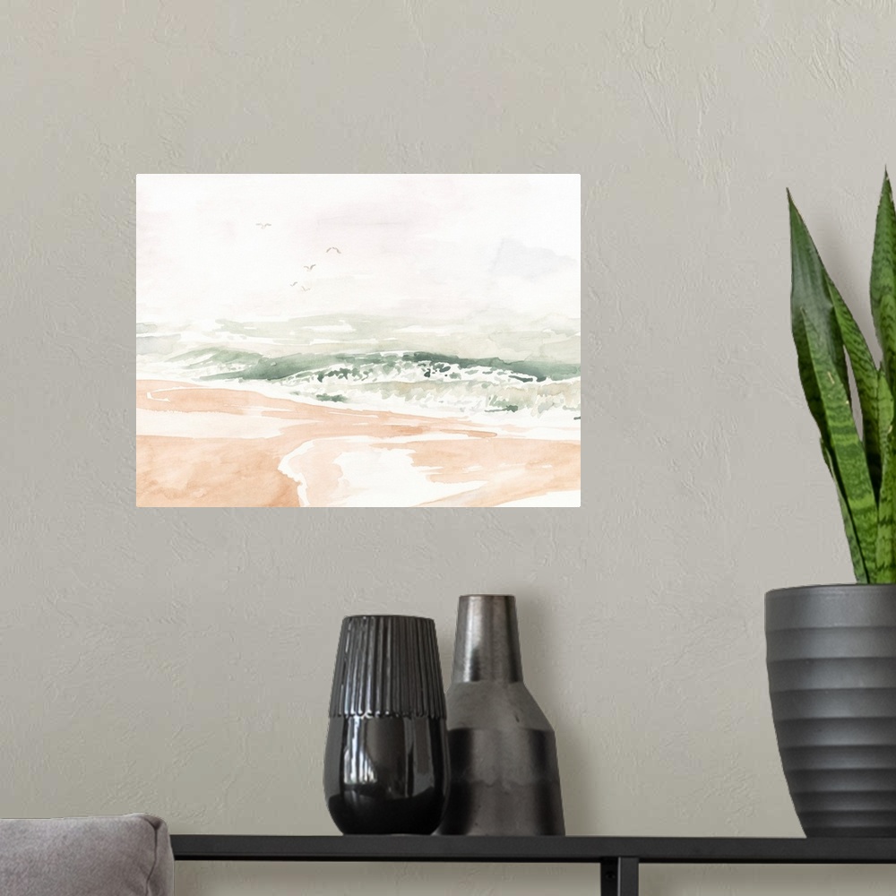 A modern room featuring Sandy Surf I