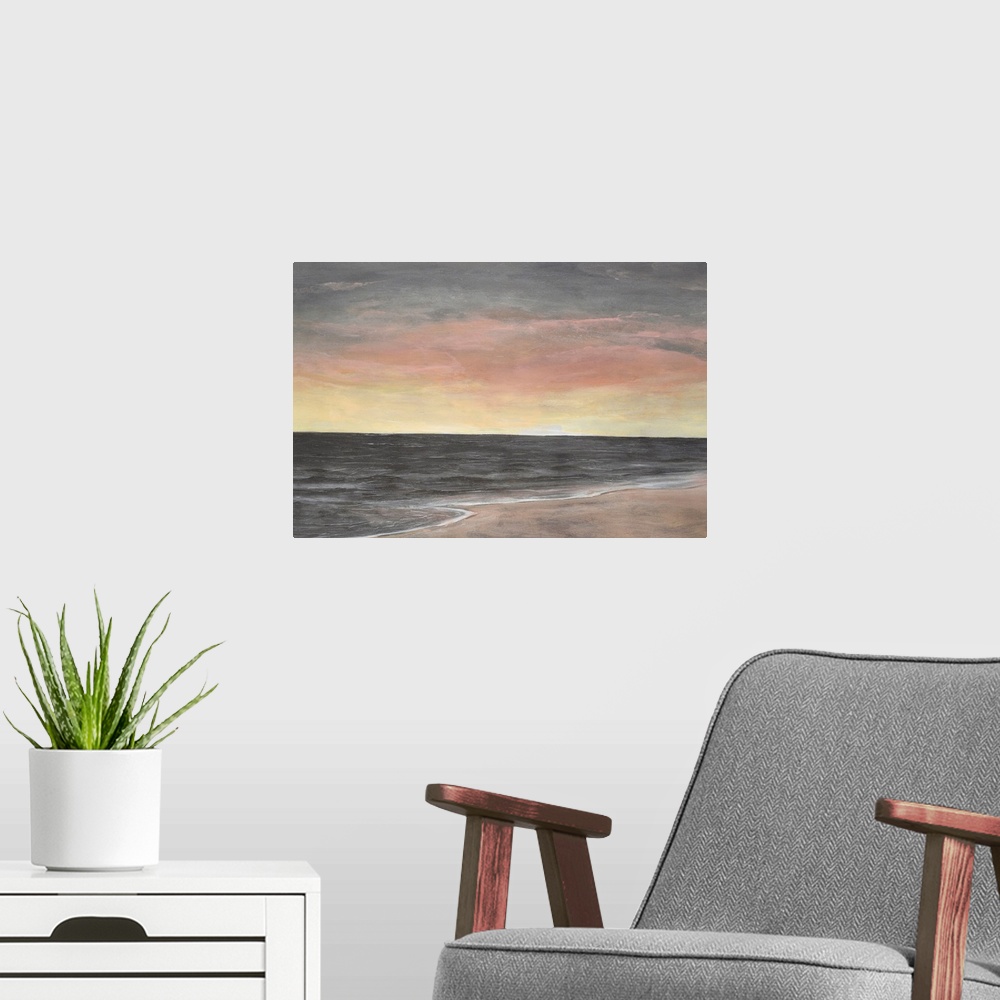 A modern room featuring Sunset Beach I