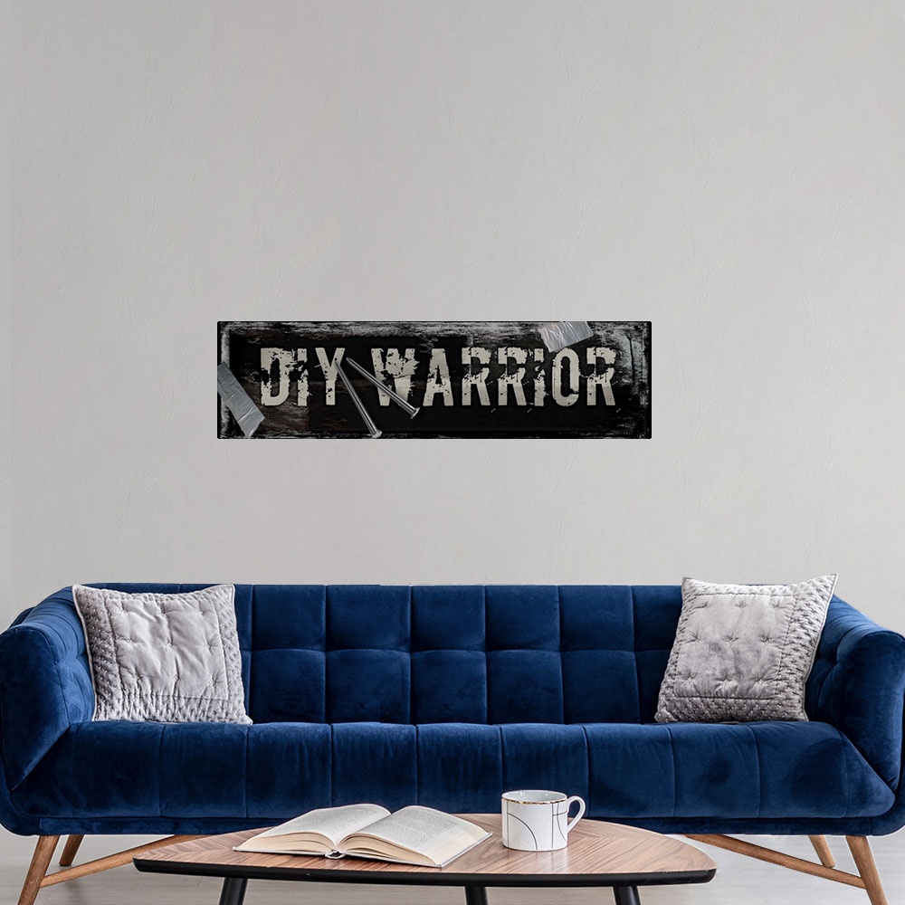 A modern room featuring Warrior