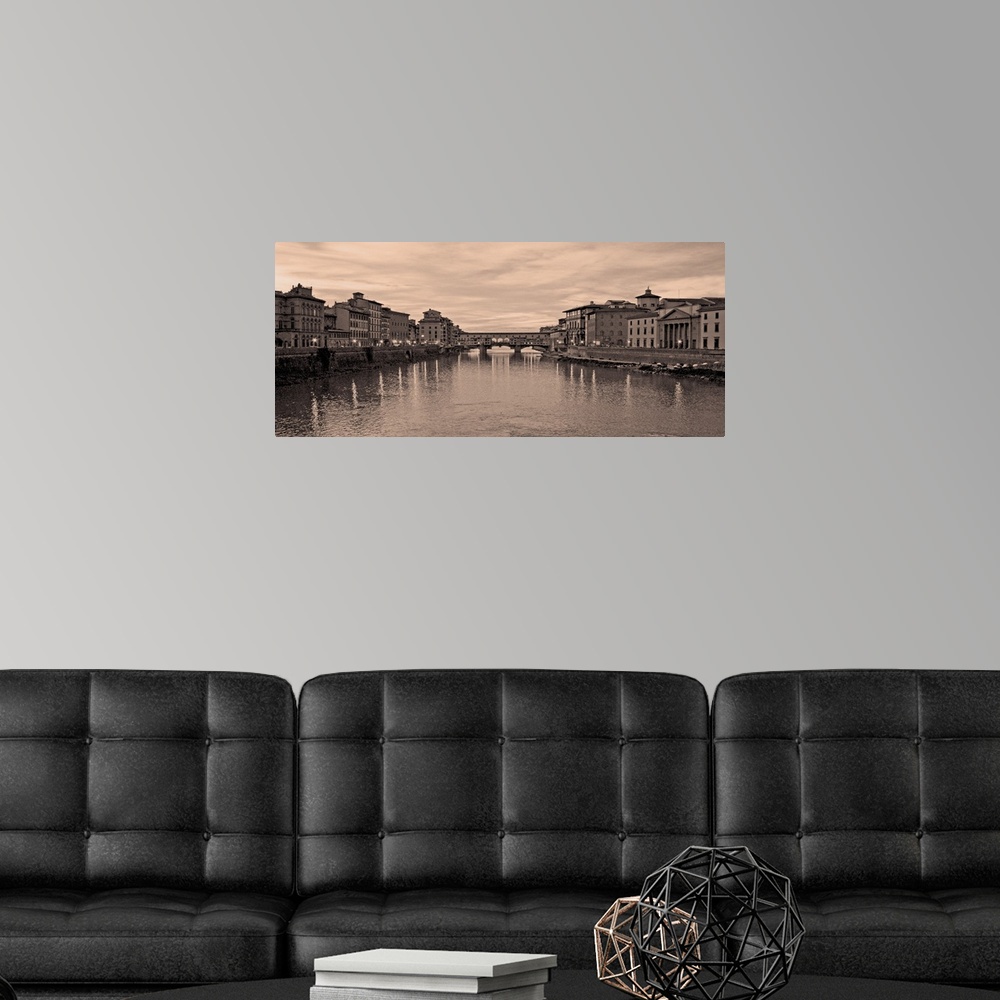 A modern room featuring Ponte Vecchio VIII