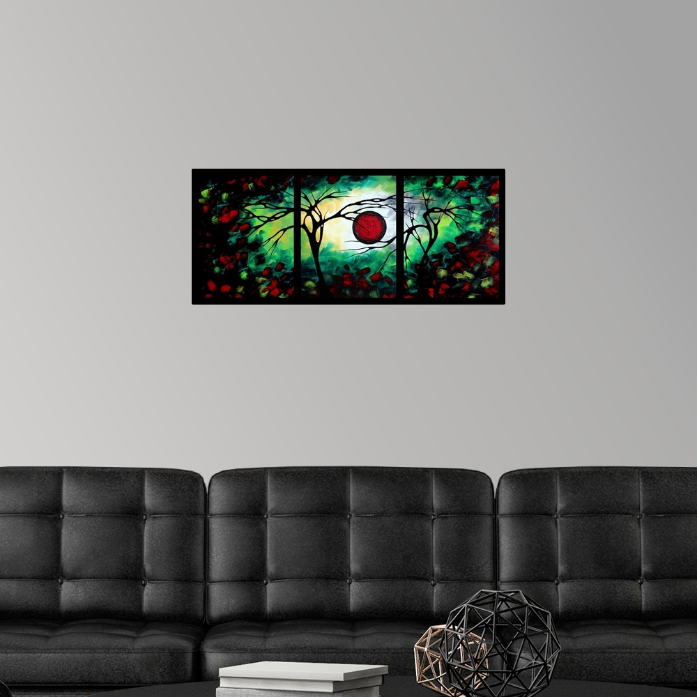 A modern room featuring Huge, modern art for any home or office. A Gorgeous Colorful