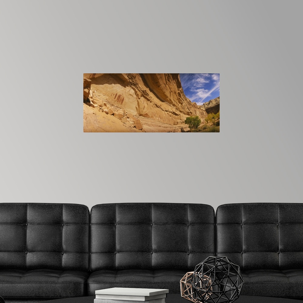 A modern room featuring Petroglyph, The Great Gallery, Horseshoe Canyon, Utah
