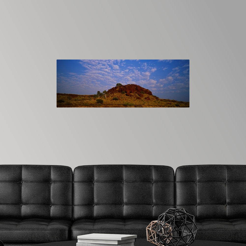 A modern room featuring Rock formation on a landscape, The Pilbara, Western Australia, Australia