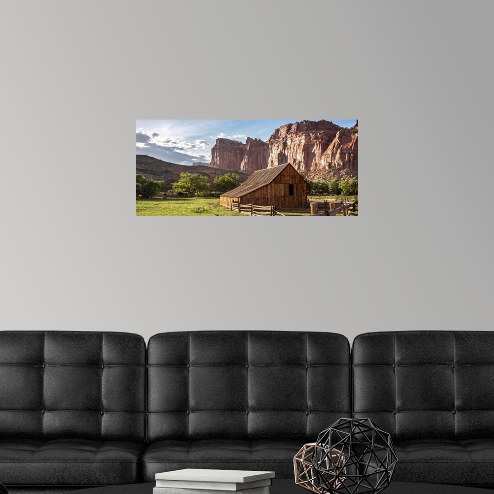 A modern room featuring Gifford Homestead at Capitol Reef National Park.