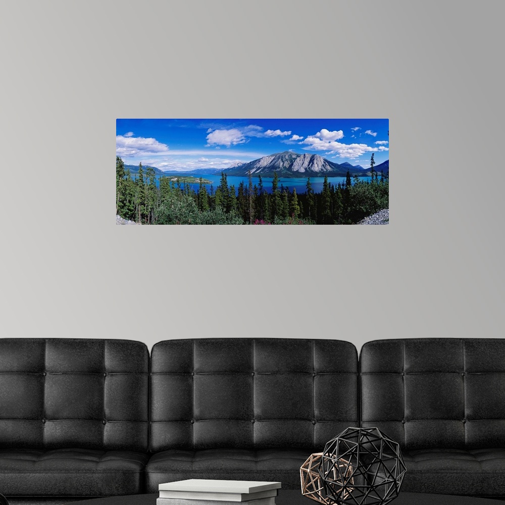 A modern room featuring Canada, Yukon, Teslin Lake