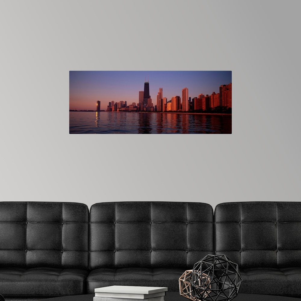 A modern room featuring Buildings on the waterfront, Chicago, Illinois