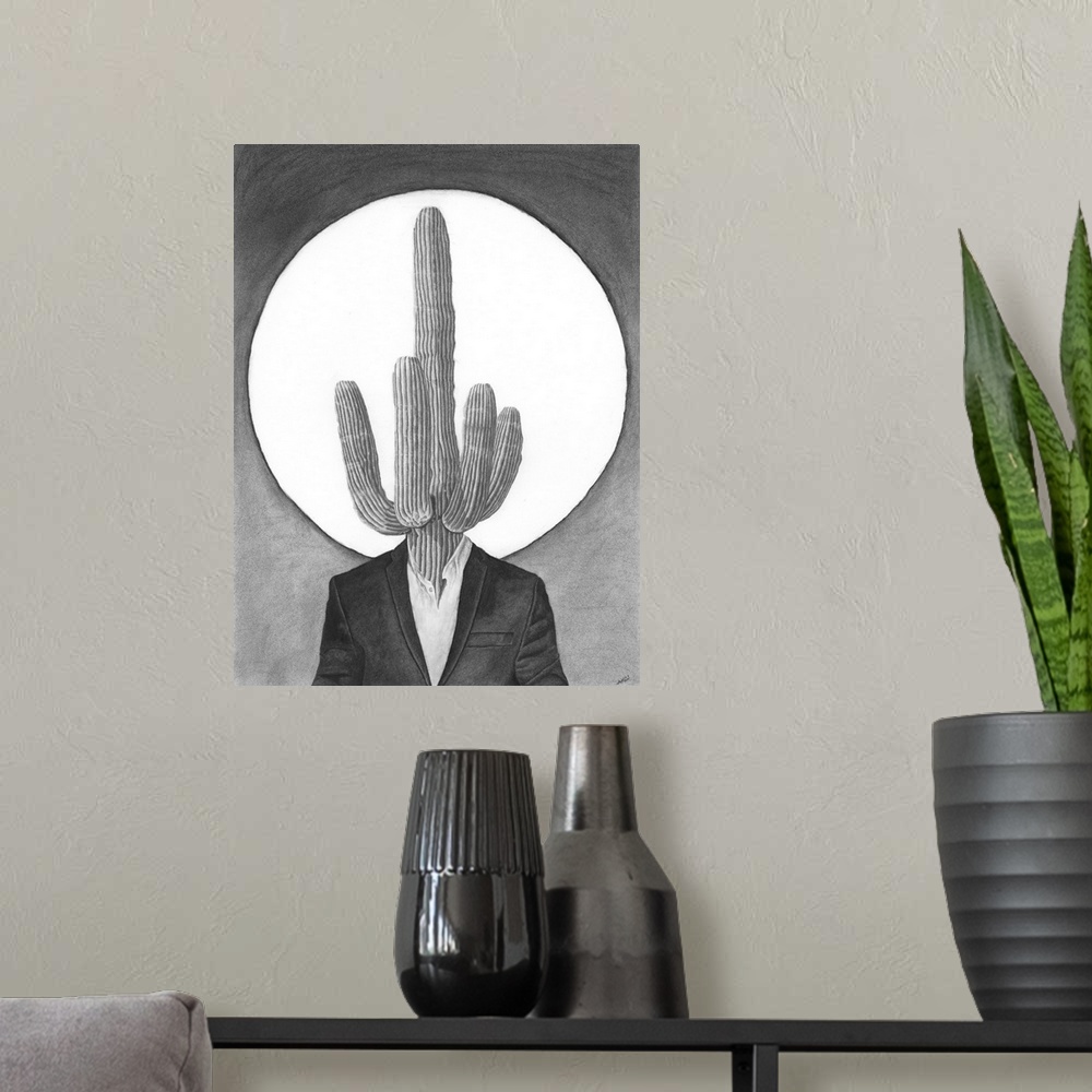 A modern room featuring Cactus