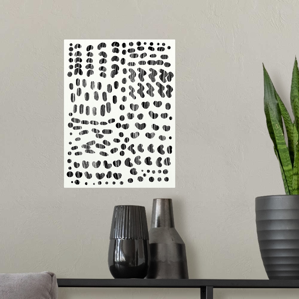 A modern room featuring Dots And Strokes