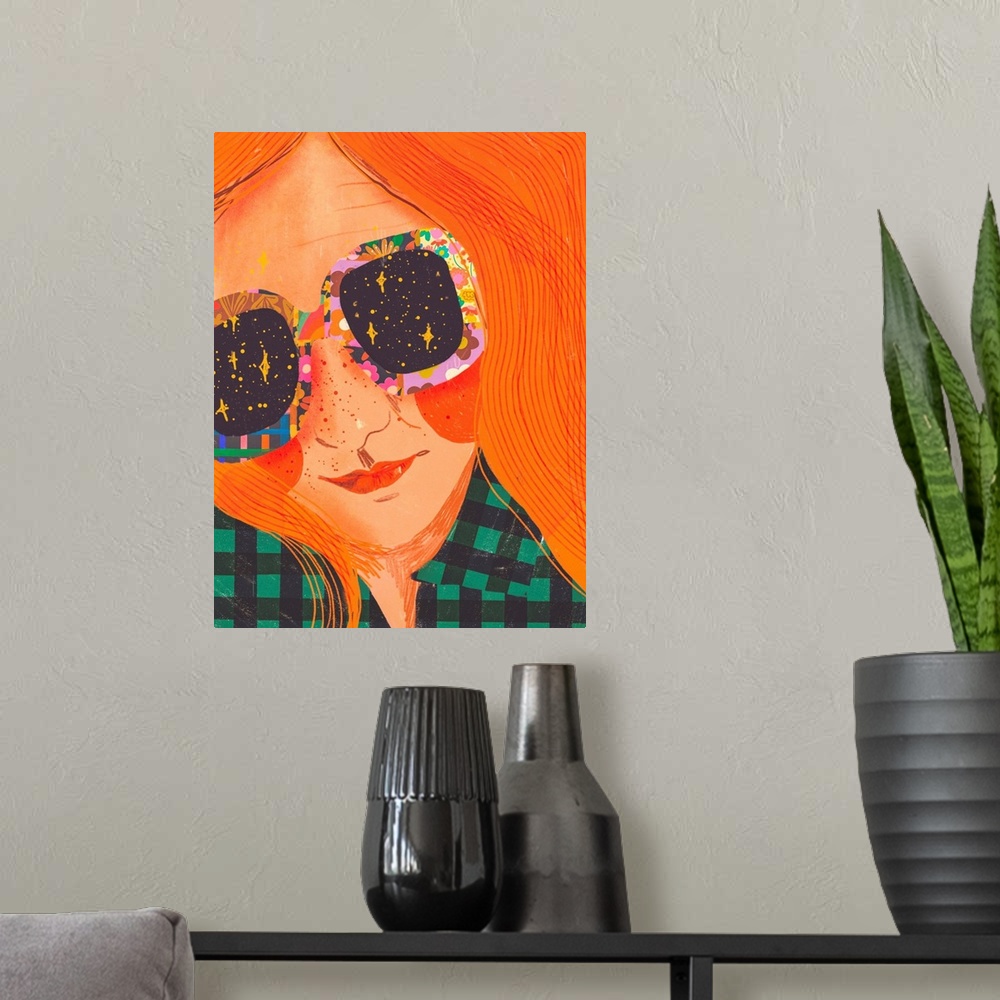 A modern room featuring Ginger Hair Girl
