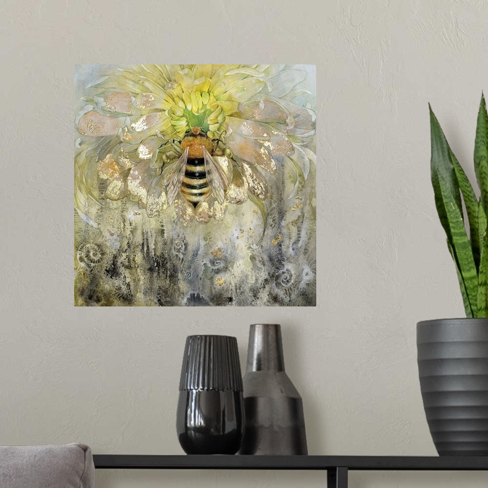 A modern room featuring Honeybee