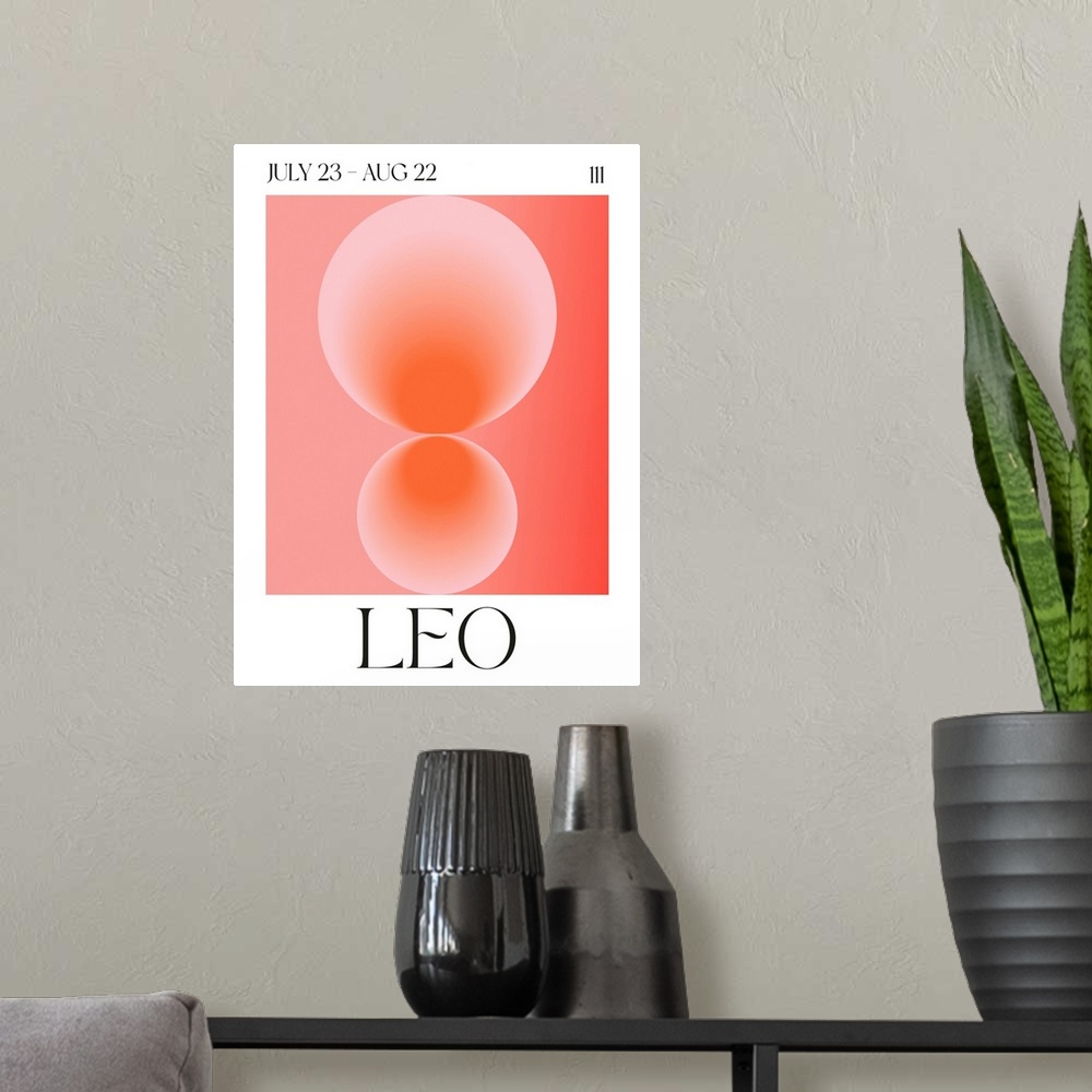 A modern room featuring Leo