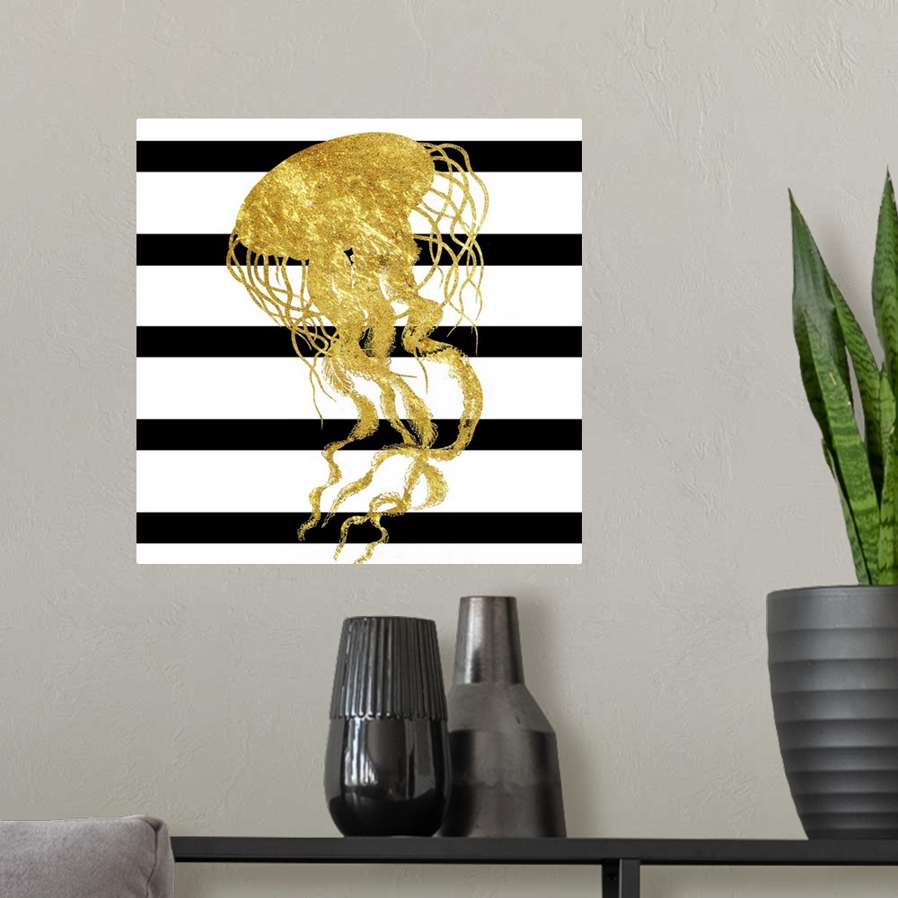 A modern room featuring Golden Jelly Fish