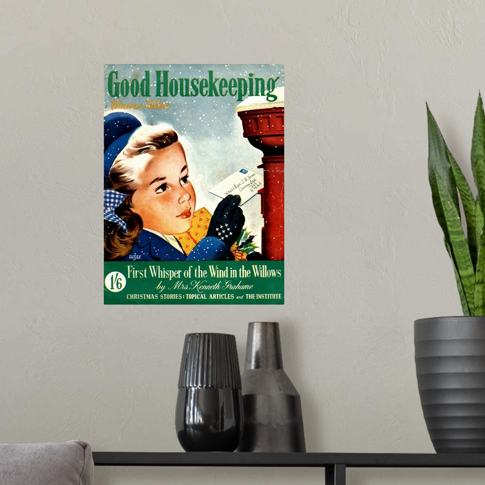 A modern room featuring 1940's UK Good Housekeeping Magazine Cover