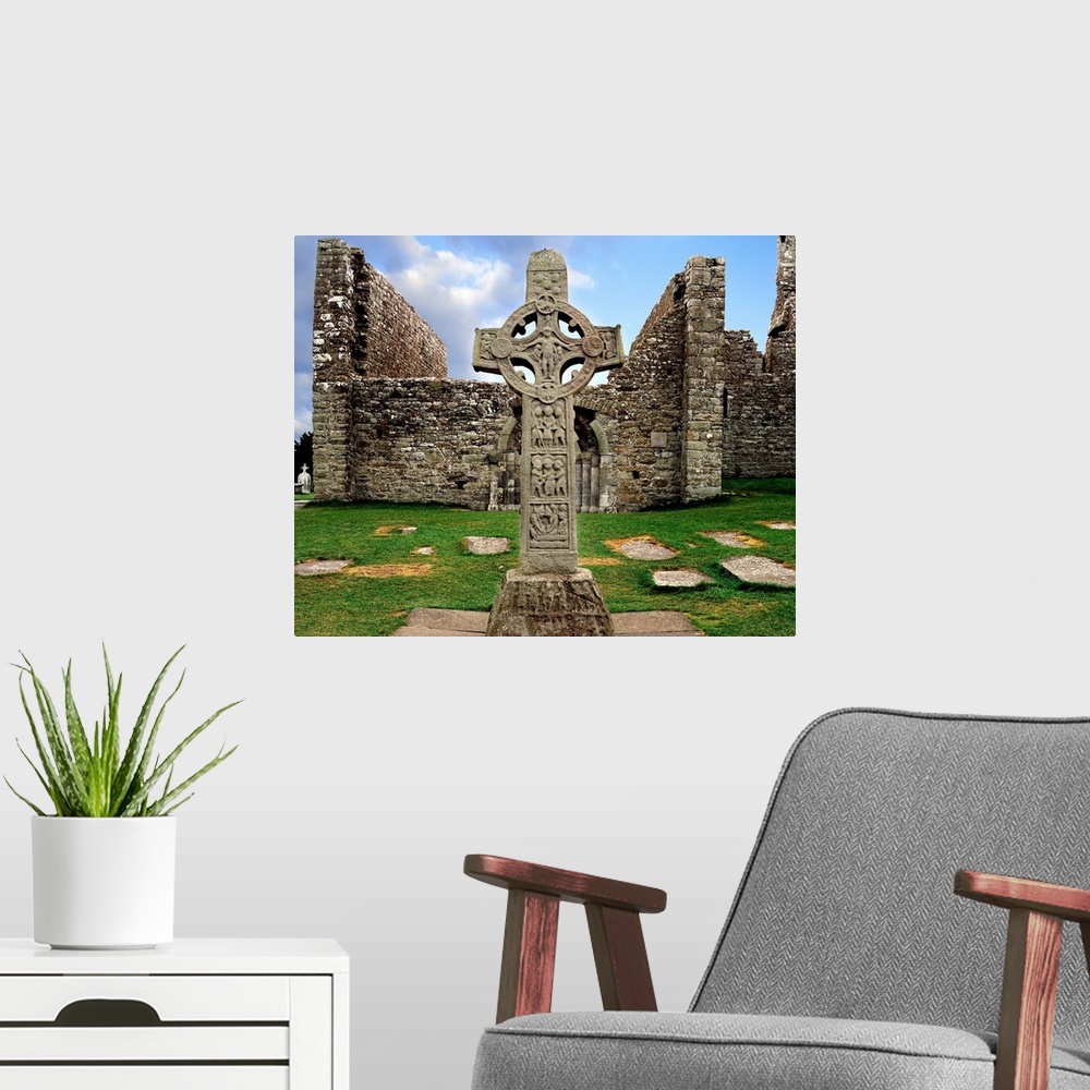 A modern room featuring Clonmacnoise, County Offaly, Ireland