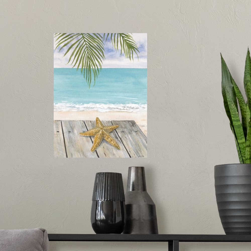 A modern room featuring Beach Life