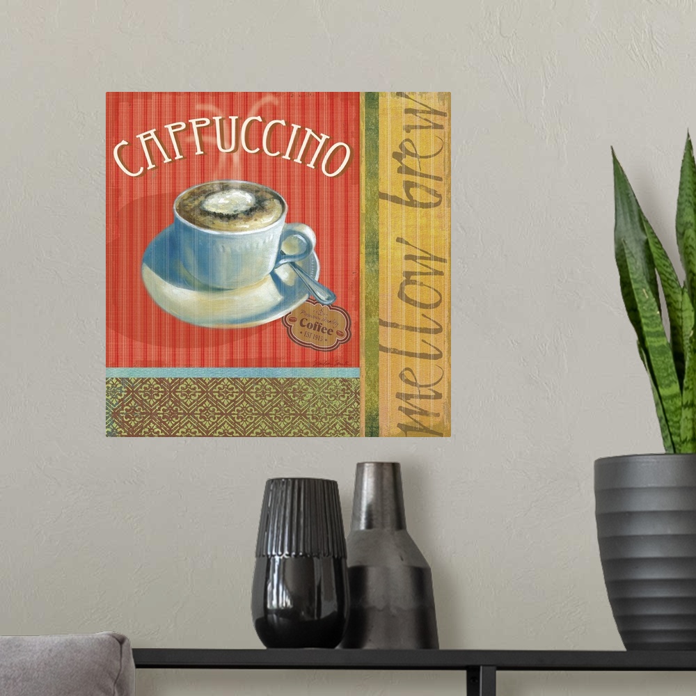 A modern room featuring Cappuccino Perk