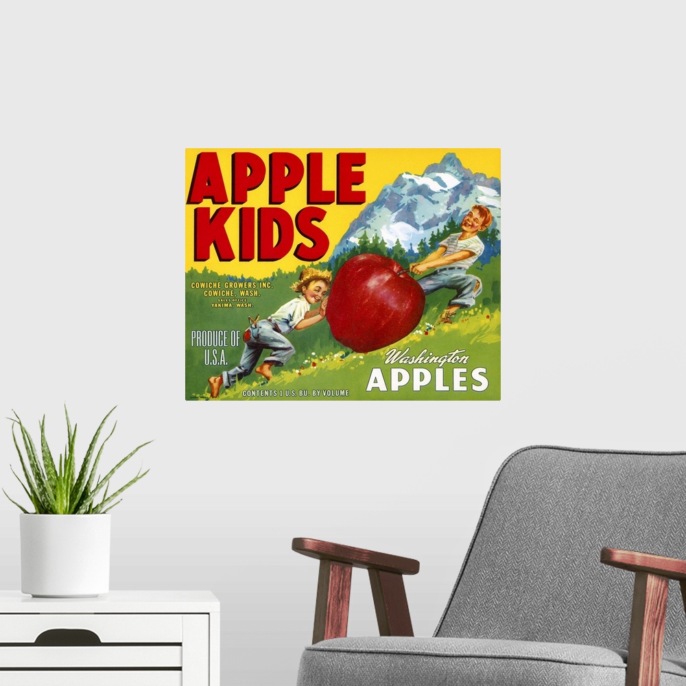A modern room featuring Apple Kids
