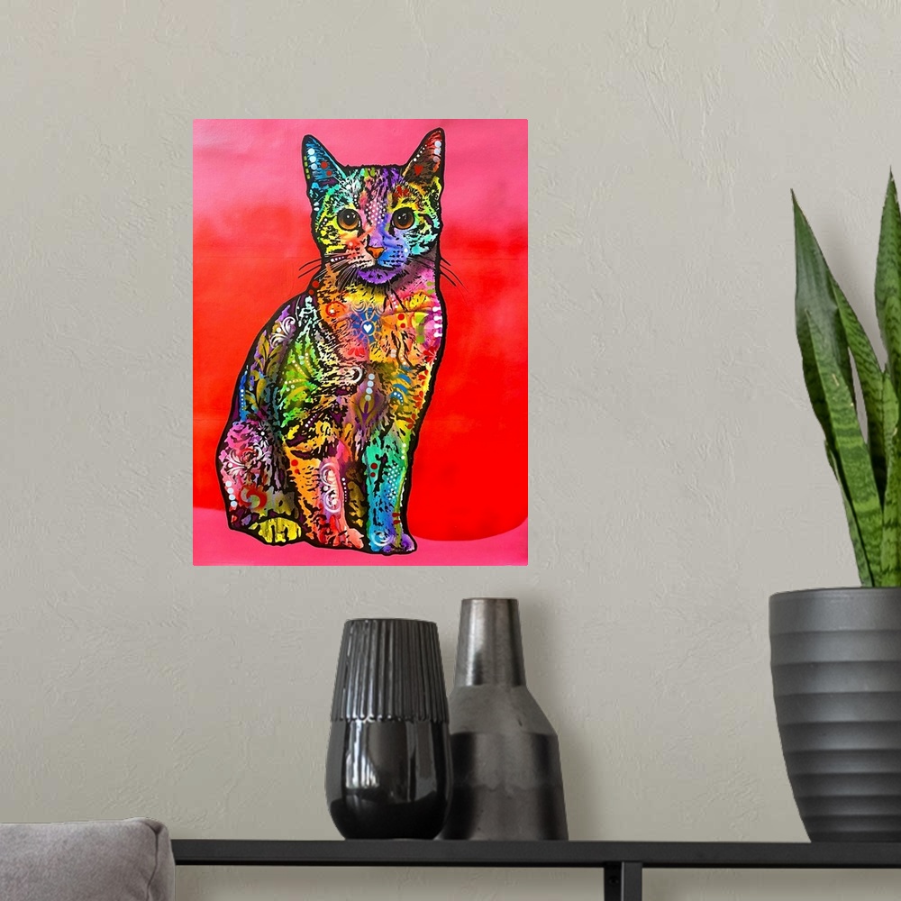 A modern room featuring Loving Cat