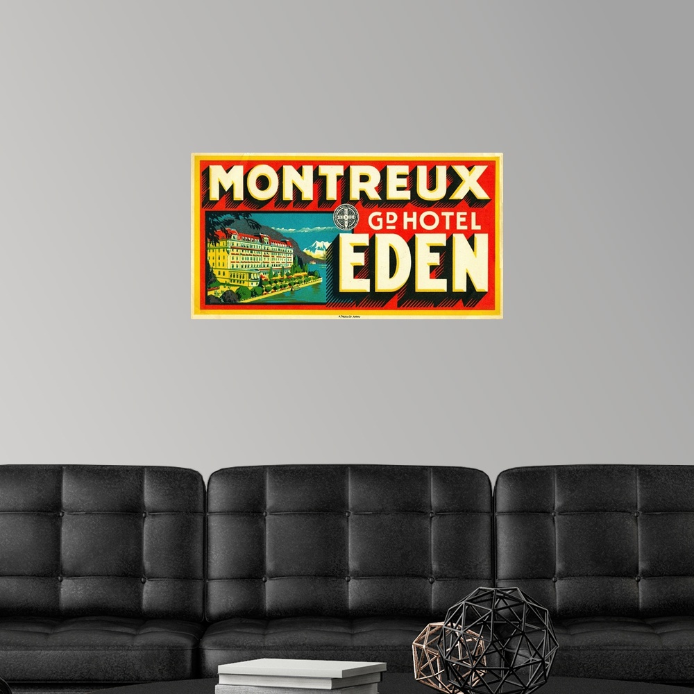 A modern room featuring Montreux Grand Hotel, Eden