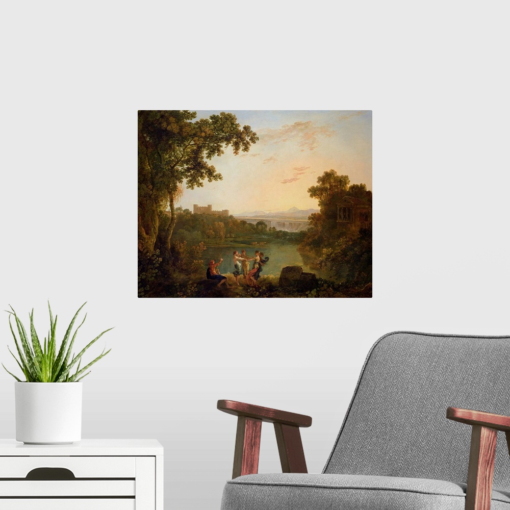 A modern room featuring Apollo and the Seasons