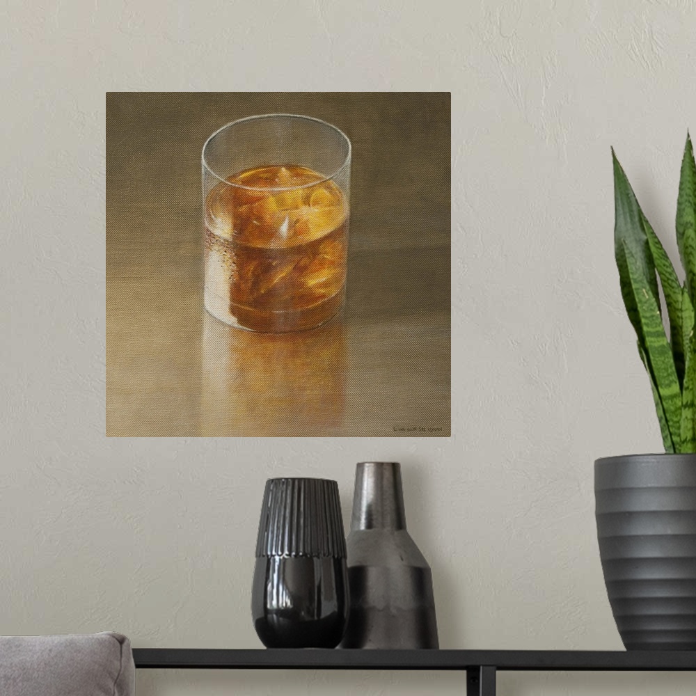 A modern room featuring Glass of Whisky, 2010
