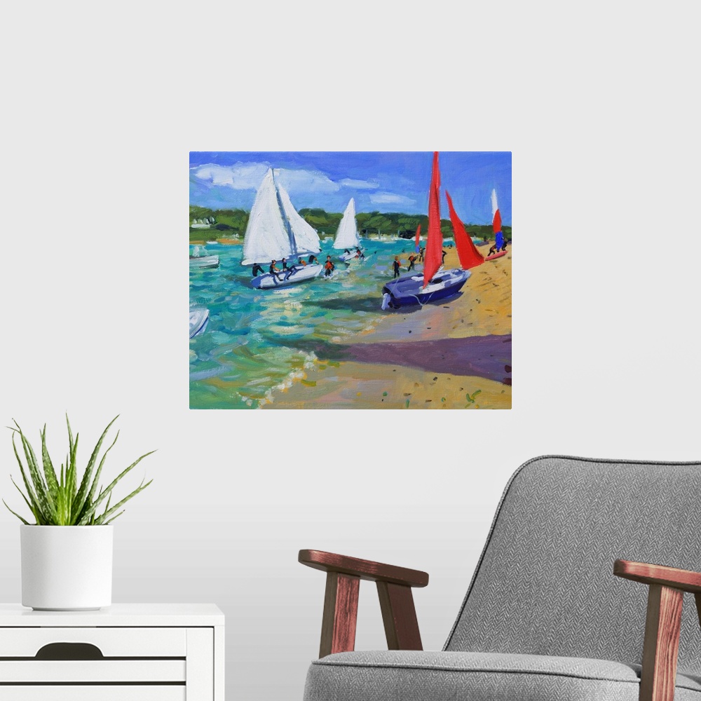 A modern room featuring Sailing Practice