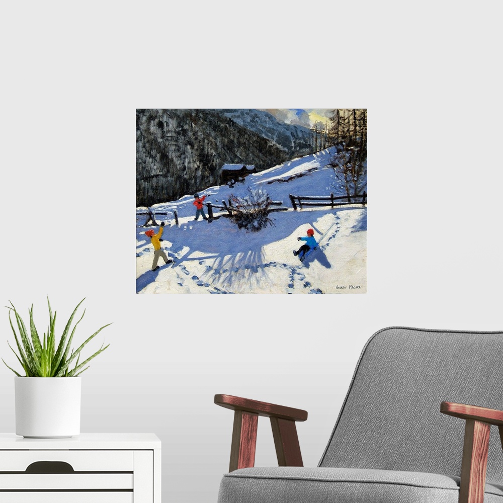 A modern room featuring Snowballers, Zermatt