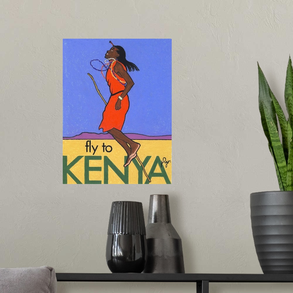 A modern room featuring Fly To Kenya
