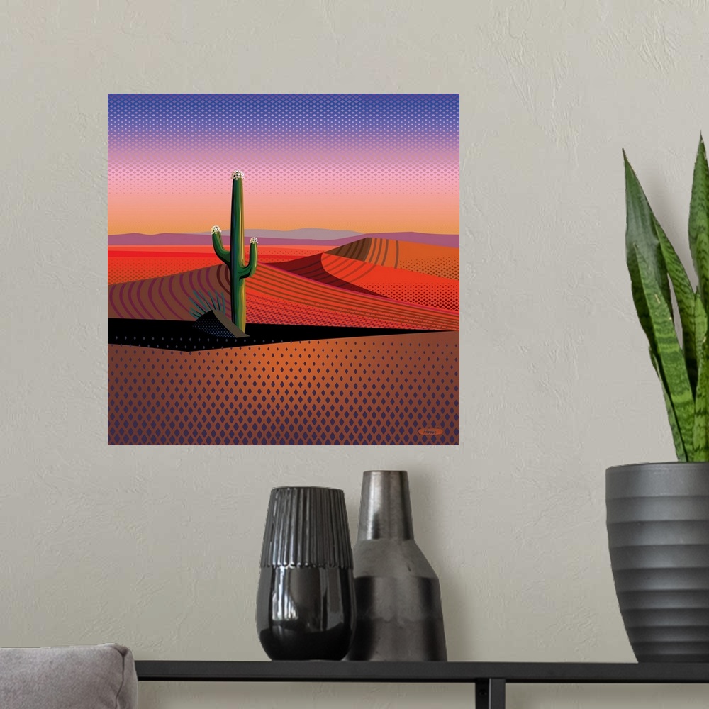 A modern room featuring Saguaro Spiritual