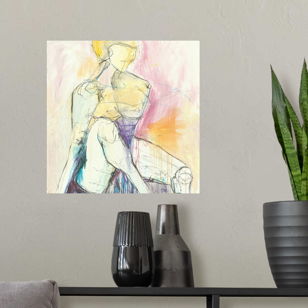 A modern room featuring Nude #64