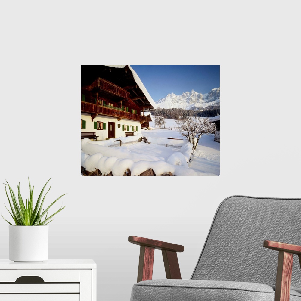 A modern room featuring Austria, Tyrol, Kitzbuhel, Chalet and Wilder Kaiser range