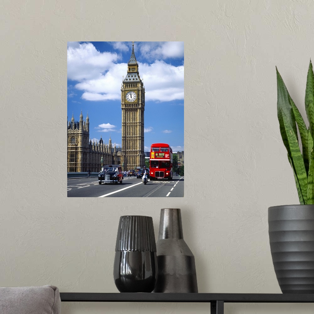 A modern room featuring England, London, Big Ben