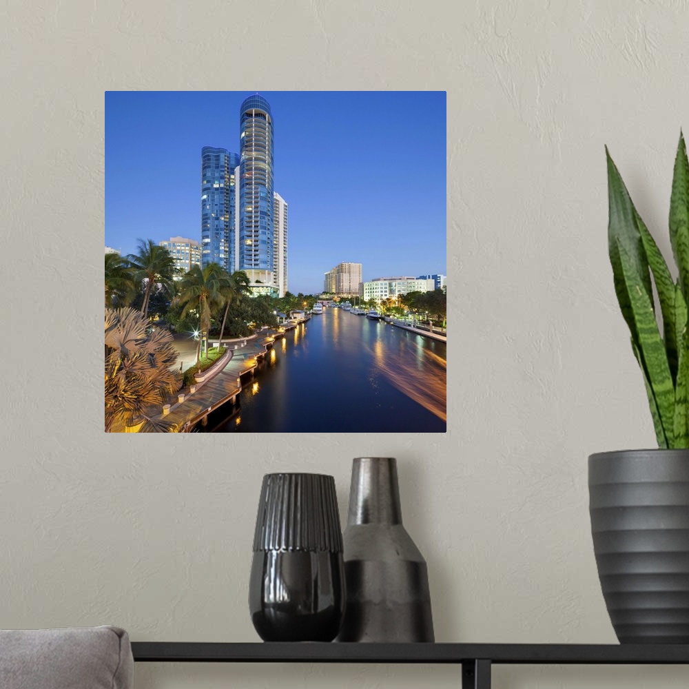 A modern room featuring Florida, Atlantic ocean, Fort Lauderdale, The Riverwalk and canal system