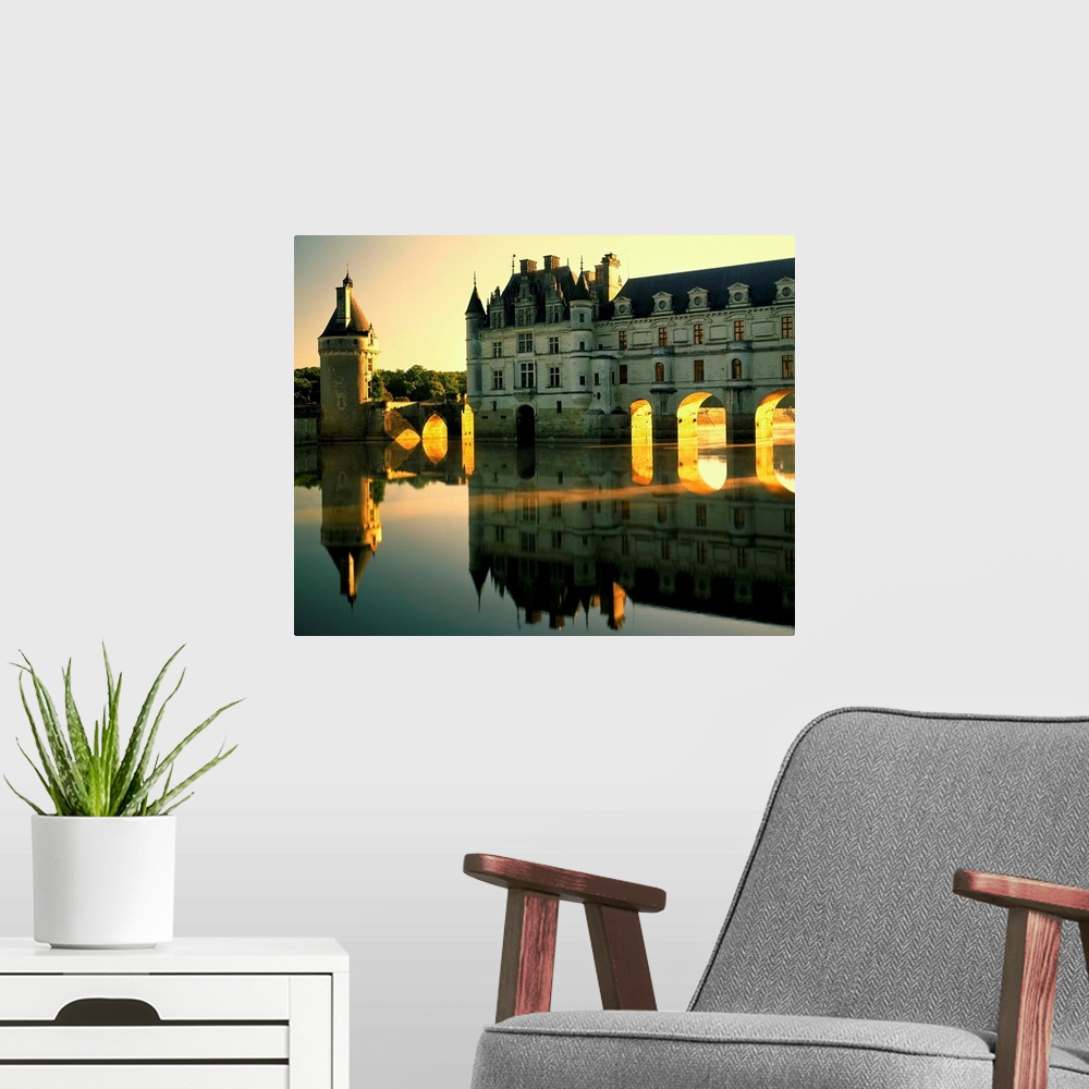 A modern room featuring France, Loire Valley, Chenonceaux Castle