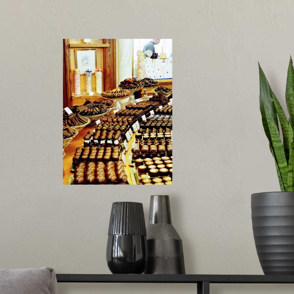A modern room featuring France, Paris, Store, chocolate