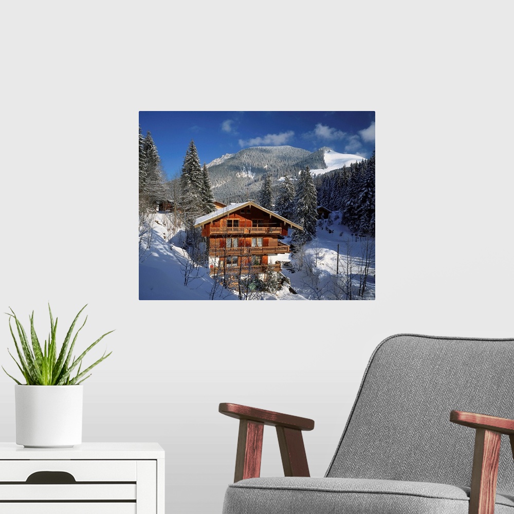 A modern room featuring Blick zur Aiplspitze, Spitzingsee, Oberbayern, Bayern, Deutschland