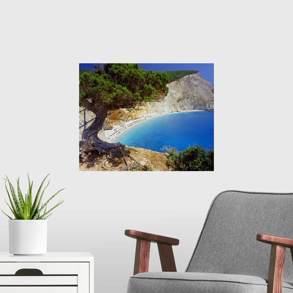 A modern room featuring Greece, Ell..s, Ionian Islands, Lefkada island, Levkas, Porto Katsiki beach