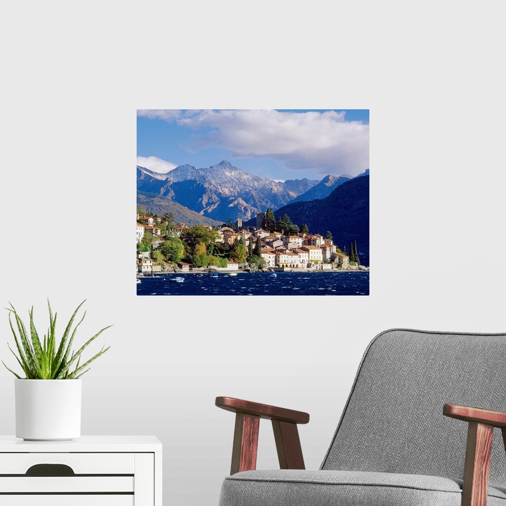 A modern room featuring Italy, Lake Como, Santa Maria Rezzonico