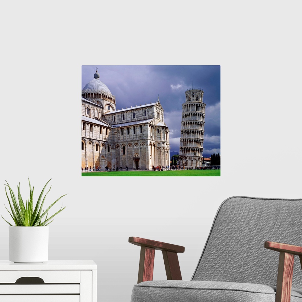 A modern room featuring Italy, Tuscany, Pisa, Miracle Square, Leaning Tower, Duomo and campanile