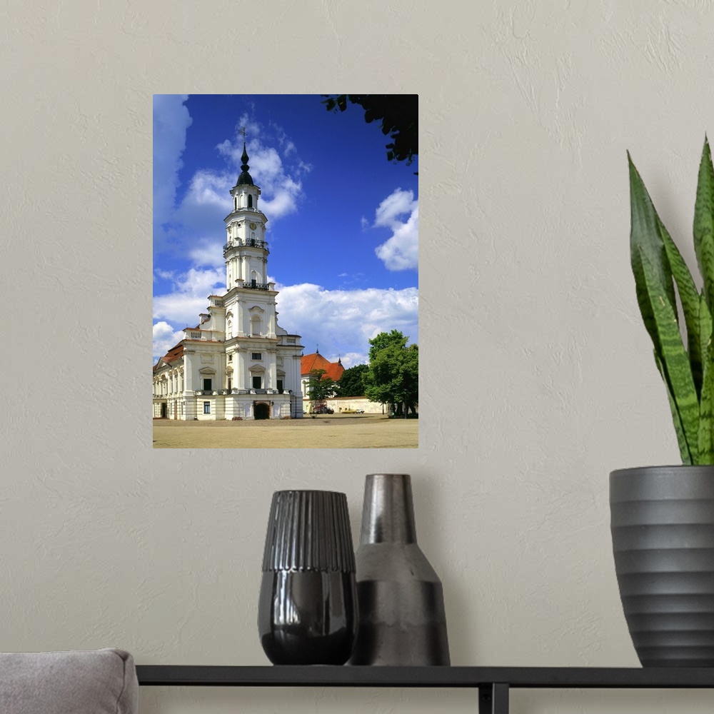 A modern room featuring Lithuania, Kaunas, the old town hall