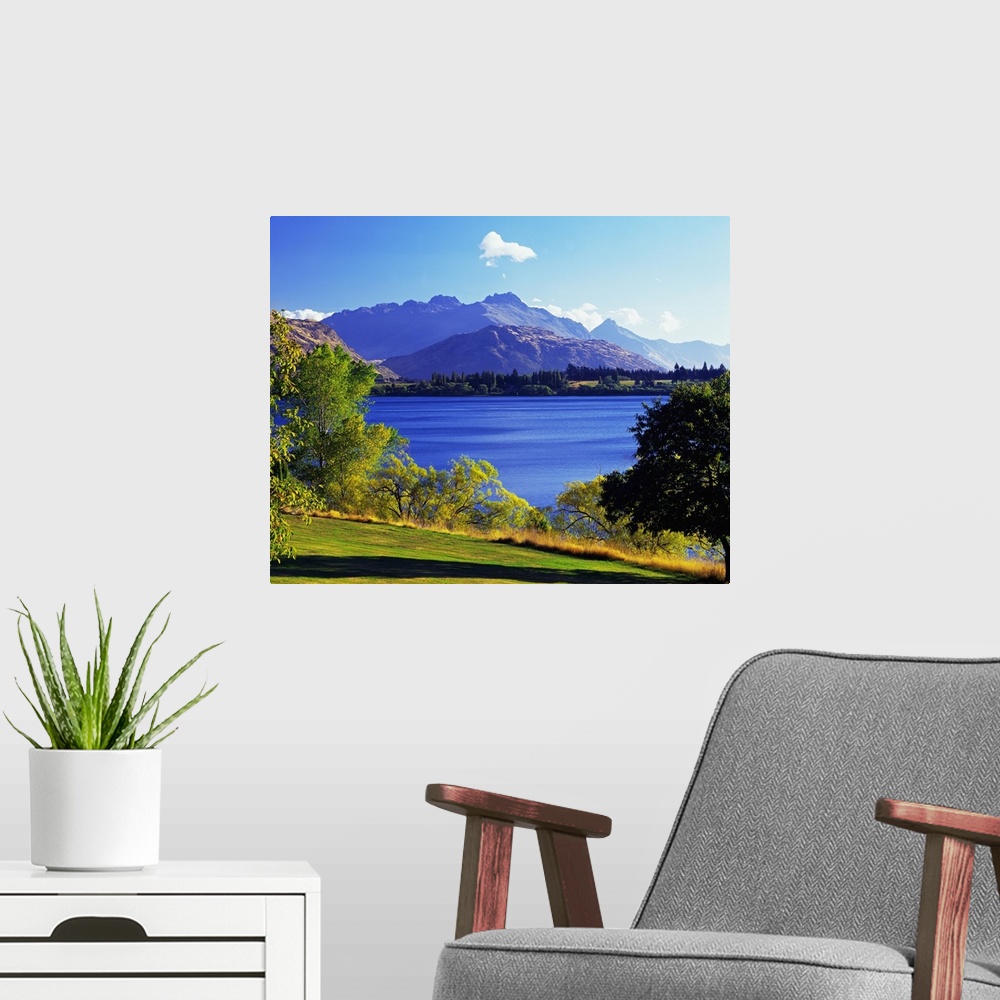 A modern room featuring New Zealand, South Island, Clutha-Central Otago, Lake Hayes