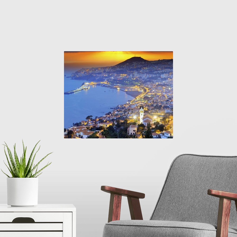 A modern room featuring Portugal, Madeira, Madeira island, Atlantic ocean, Funchal