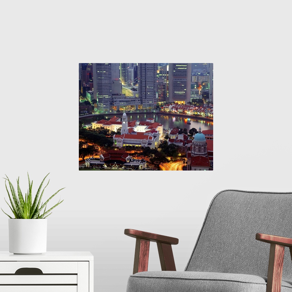 A modern room featuring Southeast Asia, Singapore, Singapore river and Victoria Theatre