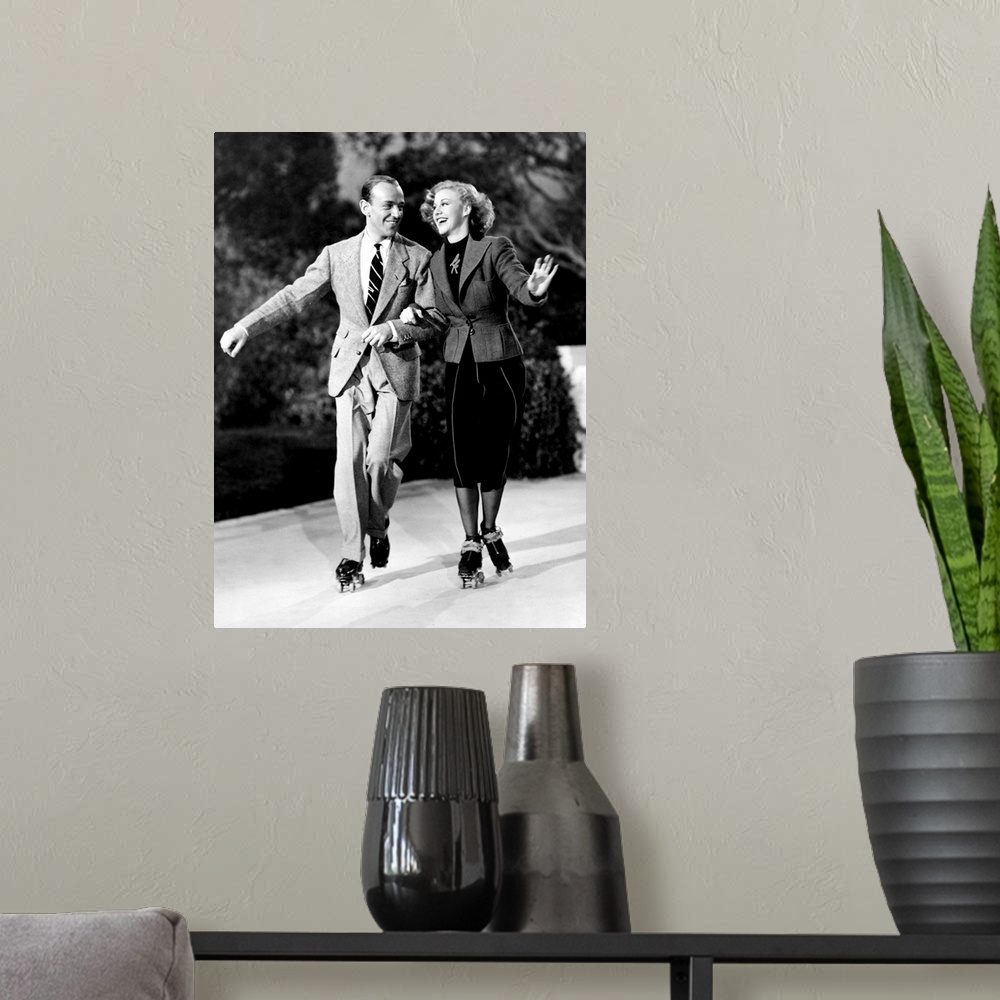 A modern room featuring Fred Astaire, Ginger Rogers, Shall We Dance