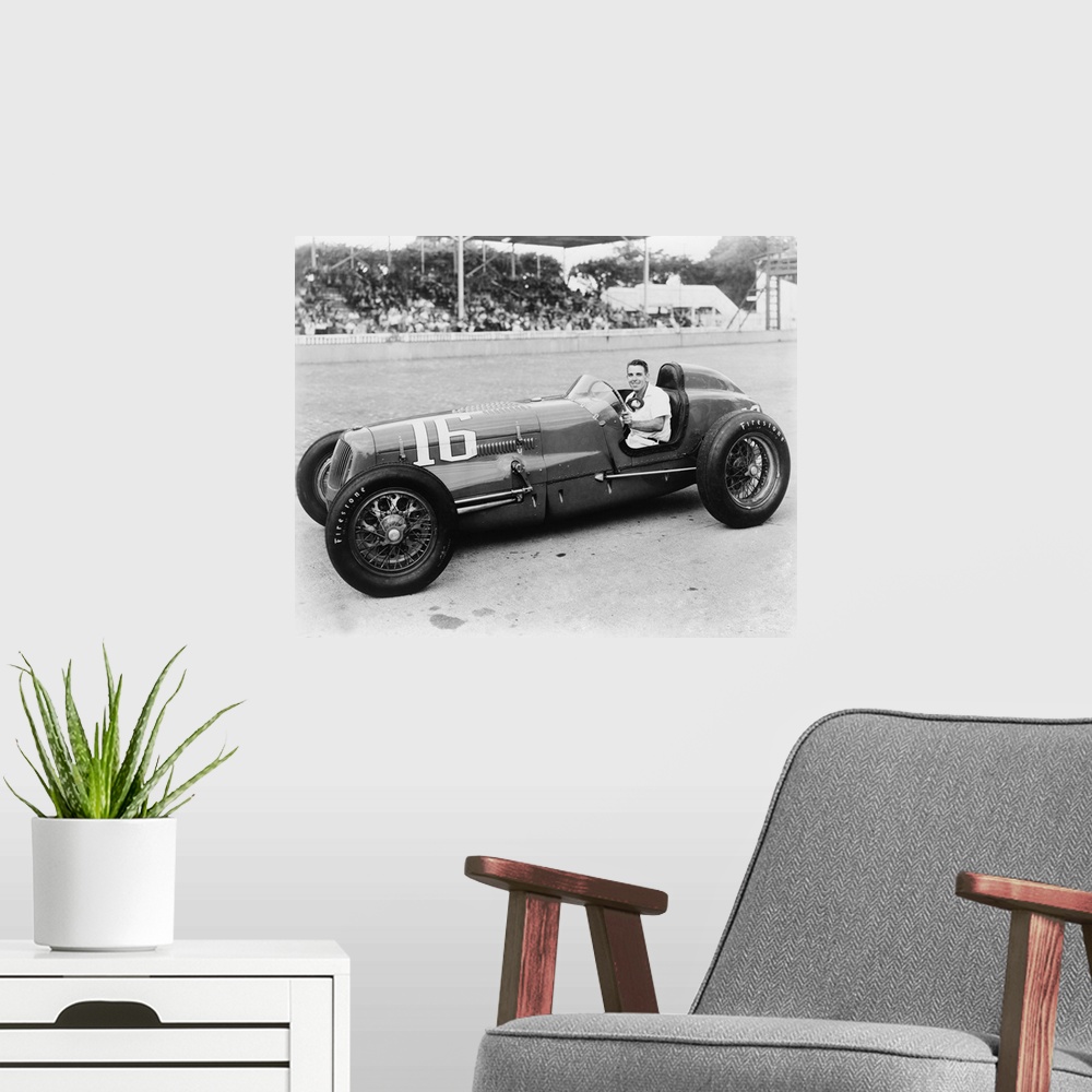 A modern room featuring George Robson was the winner of the 1946 Indianapolis 500. Robson was killed in multi-car pile-up...